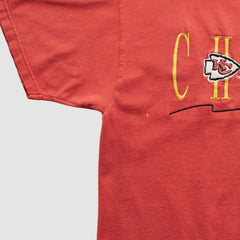Kansas City Chiefs Tultex 90s T-shirt - Red Vintage sale
