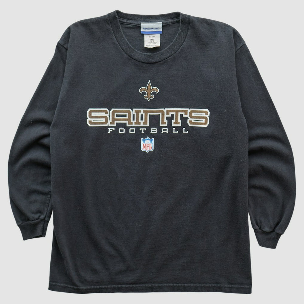 New Orleans Saints Reebok 2000s Pullover Sweatshirt - Black Vintage discount