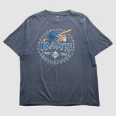 Tampa Bay Rays MLB Genuine Merchandise 2000s T-shirt Navy Vintage