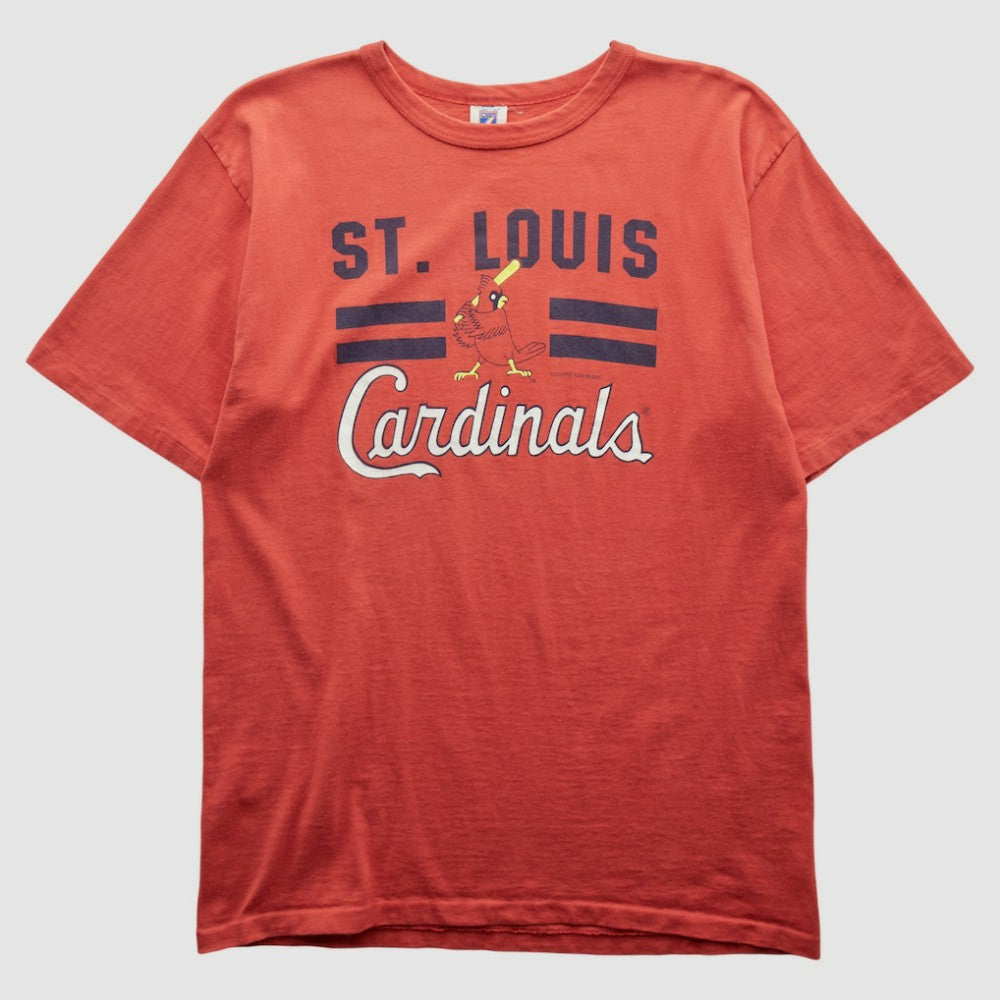 St. Louis Cardinals Logo 7 1989 T-shirt Red Vintage