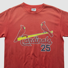 St. Louis Cardinals Lee Apparel 2001 T-shirt Red Vintage