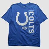 Indianapolis Colts Reebok 2010 T-shirt - Blue Vintage outlet