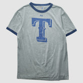 Texas Rangers Majestic 2010 T-shirt Heather Gray Vintage