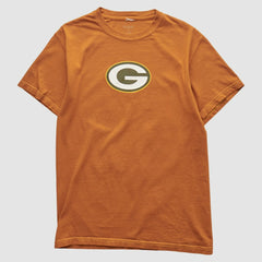 Green Bay Packers Reebok 2000s T-shirt - Orange Vintage for sale