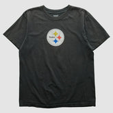 Pittsburgh Steelers Reebok 2000s T-shirt - Black Vintage for sale
