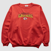 Kansas City Chiefs Logo Athletic 90s Sweatshirt - Red Vintage for sale