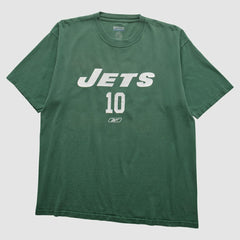 New York Jets Reebok 2000s T-shirt - Green Vintage for sale