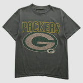 Green Bay Packers 2000s T-shirt - Charcoal Vintage on sale