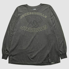 Jacksonville Jaguars NFL 2000s Long Sleeve T-shirt - Dark Heather Gray Vintage sale