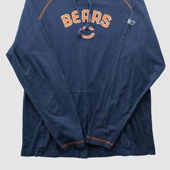 Chicago Bears Reebok 2000s Hooded Pullover Sweatshirt - Navy Vintage online