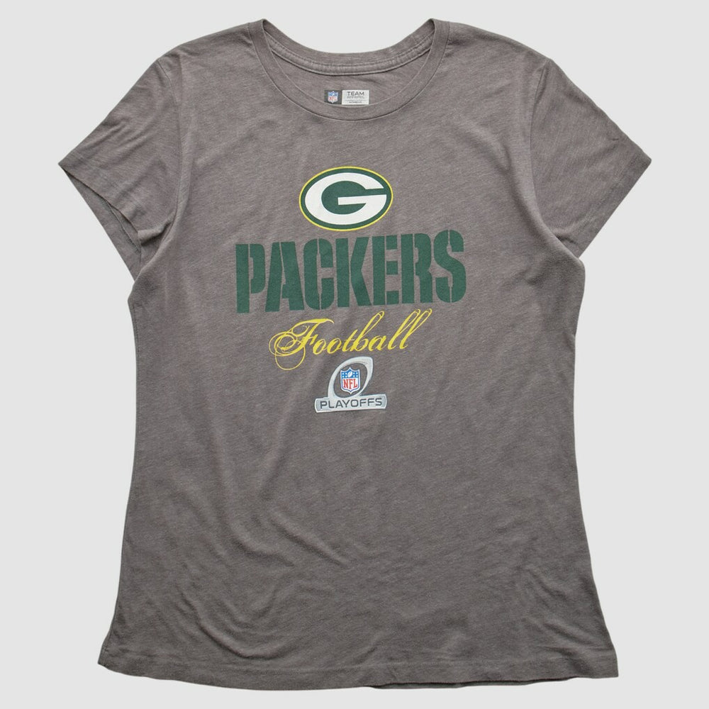 Green Bay Packers NFL 2000s T-shirt - Heather Gray Vintage cheap