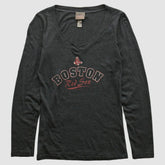 Boston Red Sox Genuine Merchandise 2010s Long Sleeve T-shirt Charcoal Vintage