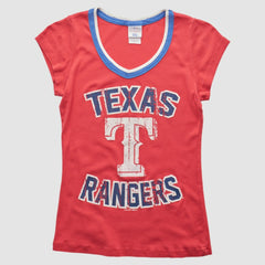 Texas Rangers Campus Lifestyle 2010s T-shirt Red Vintage