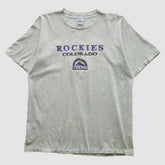 Colorado Rockies Salem Sportswear 90s T-shirt Heather Gray Vintage