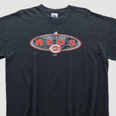 Cincinnati Reds Adidas 2000s T-shirt Black Vintage