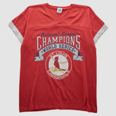 St. Louis Cardinals Logo Athletic 1987 T-shirt Red Vintage