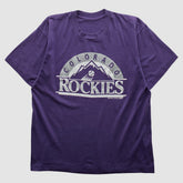 Colorado Rockies 90s T-shirt Purple Vintage