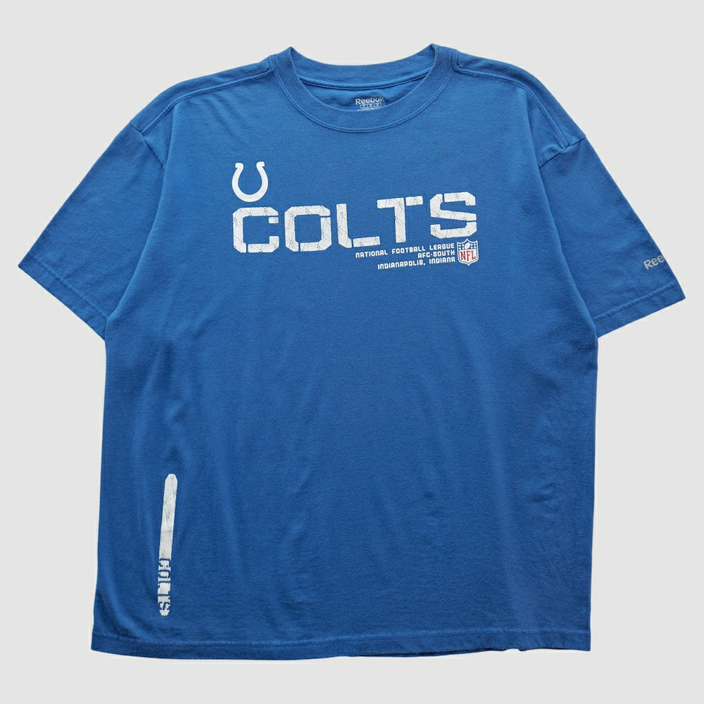 Indianapolis Colts Reebok 2000s T-shirt - Blue Vintage discount