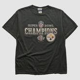 Pittsburgh Steelers Reebok 2006 T-shirt - Black Vintage discount