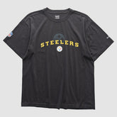 Pittsburgh Steelers Reebok 2000s T-shirt - Black Vintage discount