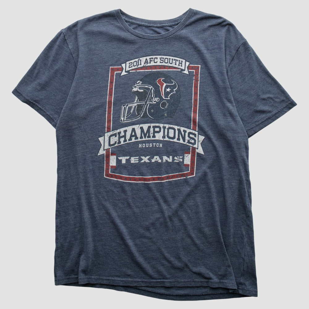 Houston Texans Reebok 2011 T-shirt - Navy Vintage for sale