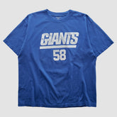 New York Giants Reebok 2000s T-shirt - Blue Vintage outlet