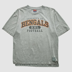 Cincinnati Bengals Reebok 2000s T-shirt - Heather Gray Vintage cheap