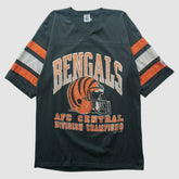 Cincinnati Bengals Logo 7 90s T-shirt - Black Vintage online