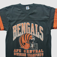 Cincinnati Bengals Logo 7 90s T-shirt - Black Vintage online