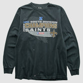 New Orleans Saints Alstyle Apparel 2009 Long Sleeve T-shirt - Black Vintage discount