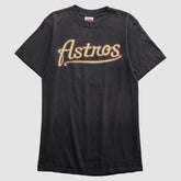 Houston Astros Majestic 2000s T-shirt Black Vintage
