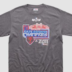 Philadelphia Phillies Majestic 2011 T-shirt Heather Gray Vintage