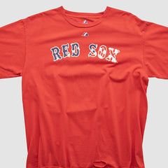 Boston Red Sox Majestic 2010s T-shirt Red Vintage