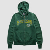 Green Bay Packers NFL 2010s Hooded Full Zip Sweatshirt - Green Vintage outlet