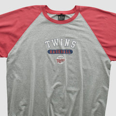 Minnesota Twins Gear For Sports 2000s T-shirt Heather Gray Vintage
