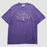 Colorado Rockies CSA 2000s T-shirt Purple Vintage