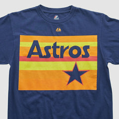 Houston Astros Majestic 2000s T-shirt Navy Vintage