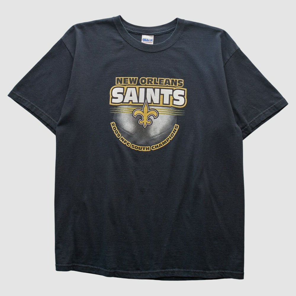 New Orleans Saints Gildan 2009 T-shirt - Black Vintage discount