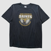 New Orleans Saints Gildan 2009 T-shirt - Black Vintage discount