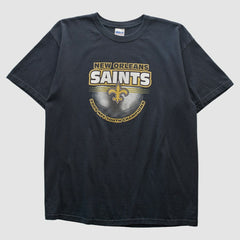 New Orleans Saints Gildan 2009 T-shirt - Black Vintage discount