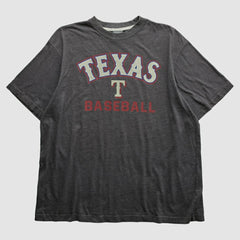 Texas Rangers MLB 2000s T-shirt Dark Heather Gray Vintage