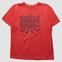 Los Angeles Angels Majestic 2000s T-shirt Red Vintage