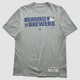 Milwaukee Brewers 2008 T-shirt Heather Gray Vintage
