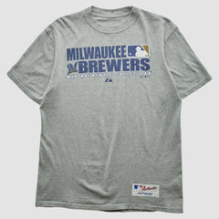 Milwaukee Brewers 2008 T-shirt Heather Gray Vintage