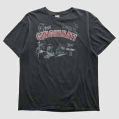 Cincinnati Reds Pro Weight 2014 T-shirt Charcoal Vintage
