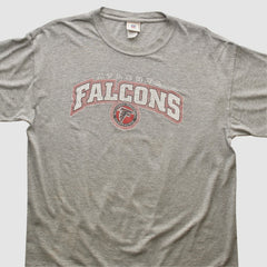 Atlanta Falcons NFL 2000s T-shirt - Heather Gray Vintage cheap