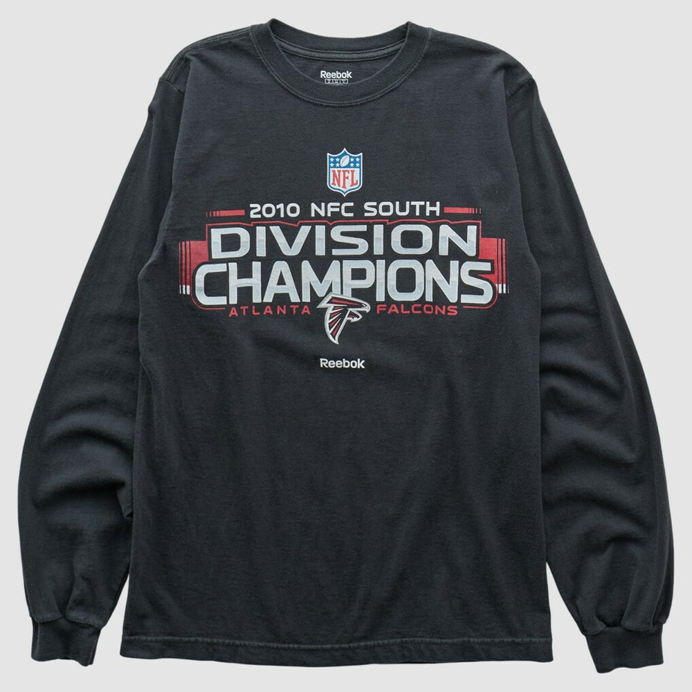 Atlanta Falcons Reebok 2010 Long Sleeve T-shirt - Black Vintage discount