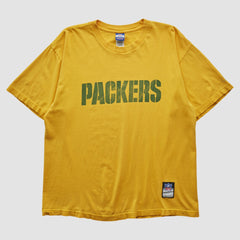 Green Bay Packers Reebok 2000s T-shirt - Yellow Vintage sale