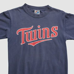 Minnesota Twins Majestic 2000s T-shirt Navy Vintage