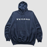 Houston Texans NFL 2010s Hooded Pullover Sweatshirt - Navy Vintage on sale